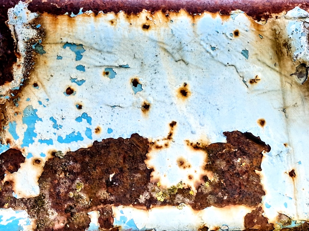 Verrostete Oberfläche